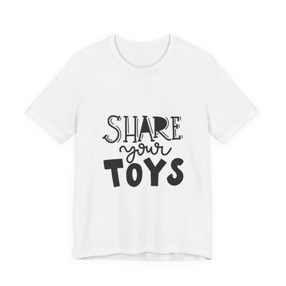 Share Your Toys T-Shirt Kids Lettering Tee