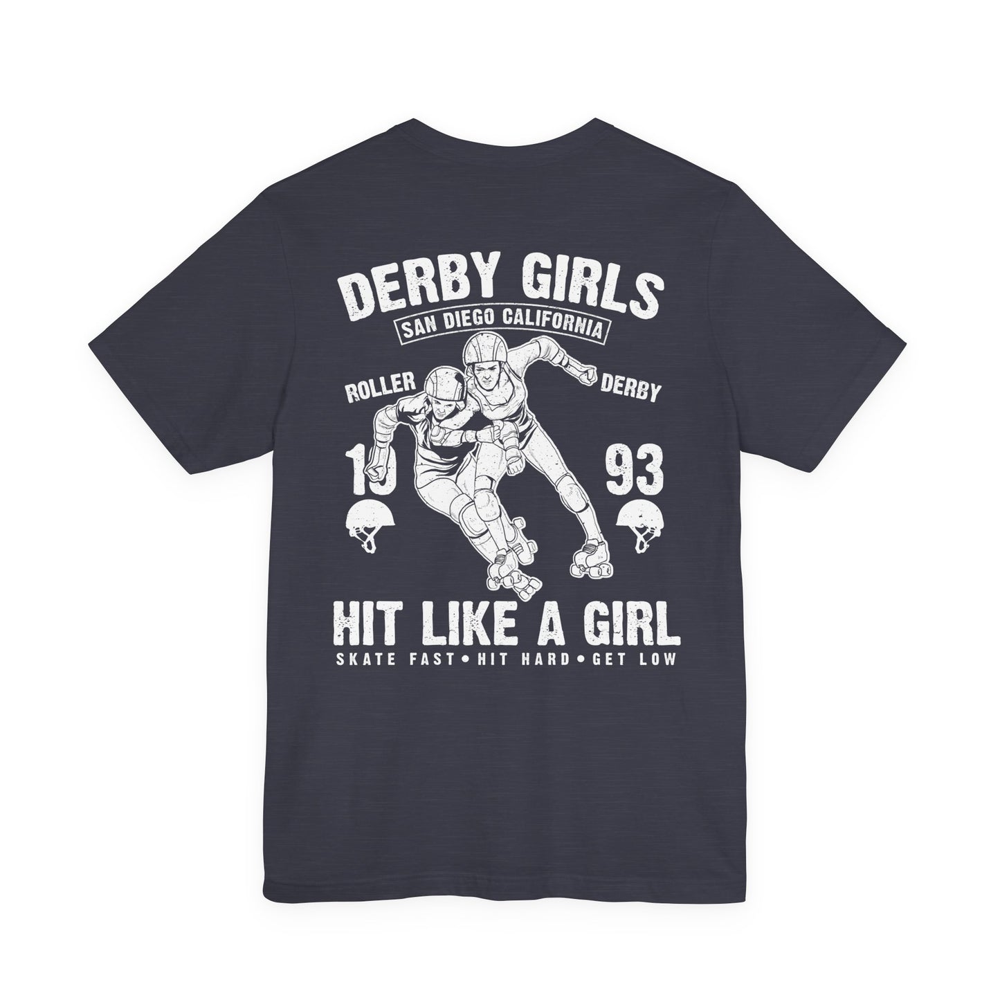 Derby Girls T-Shirt Roller Skating Gift Tee