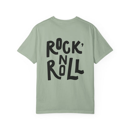 Rock N Roll Garment-Dyed Tee Bold Lettering