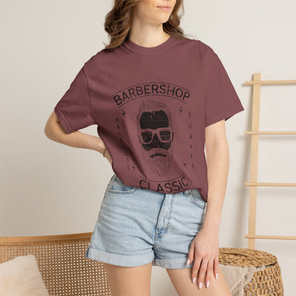 Barbershop Classic Tee | Retro Bearded Barber