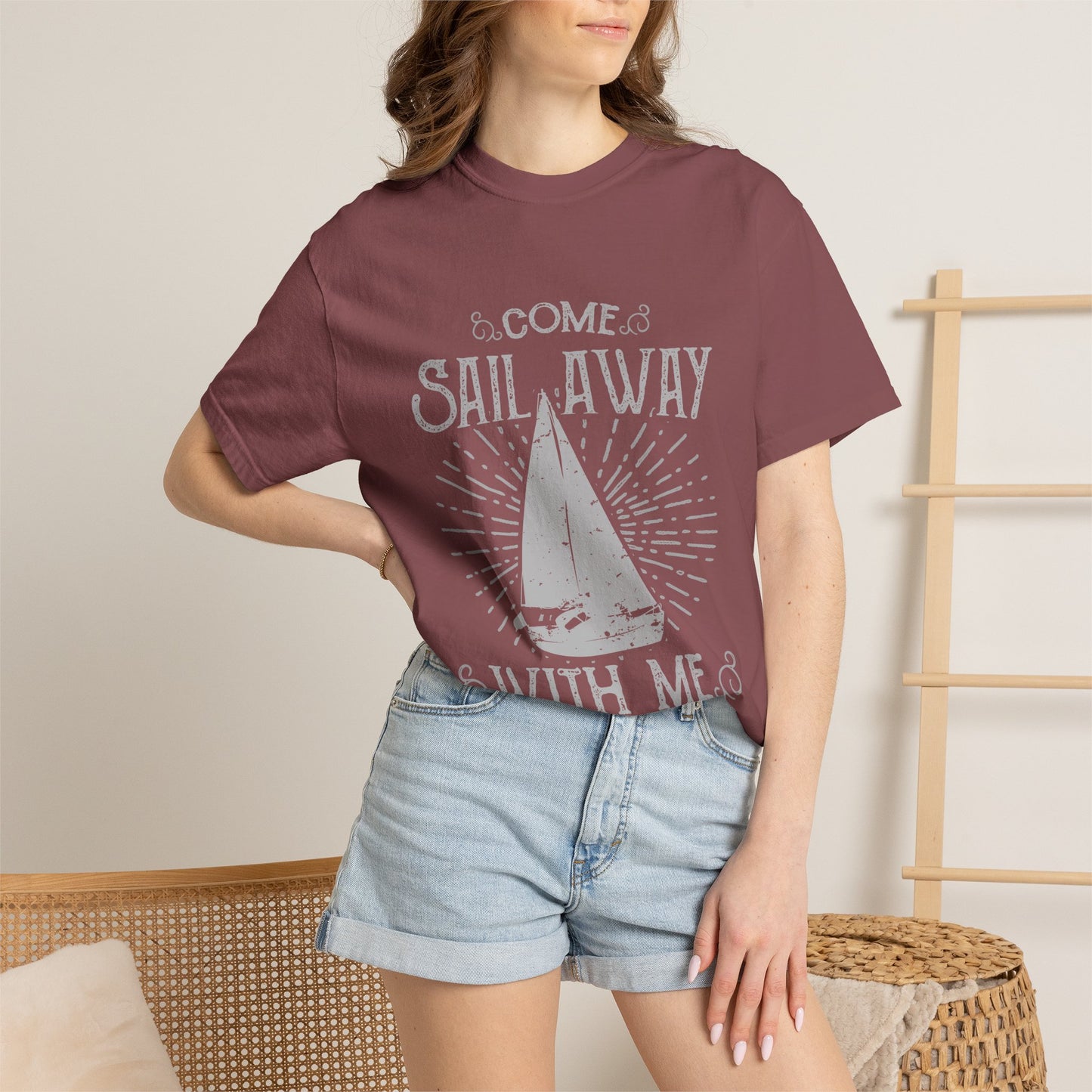 Come Sail Away Heavyweight Garment-Dyed Tee