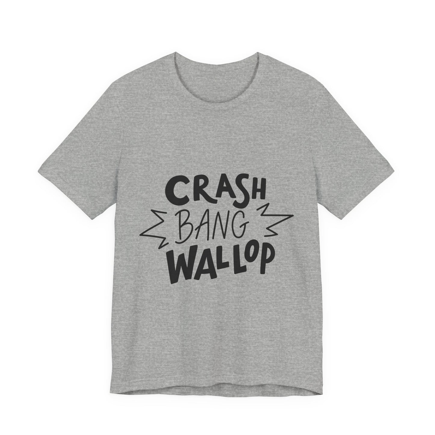 Crash Bang Wallop T-Shirt Comic Typography
