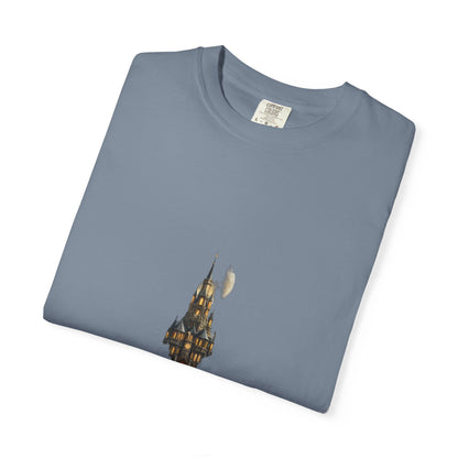 Fantasy Castle Book Christmas Heavyweight Tee