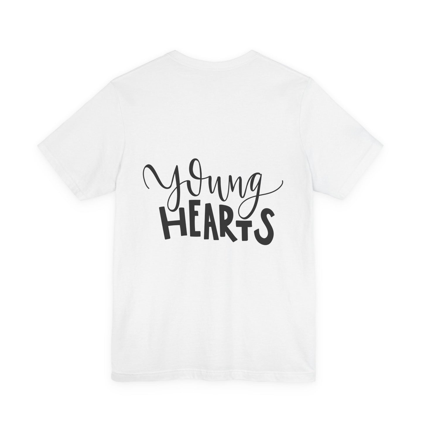 Young Hearts T-Shirt Hand Lettered Script Tee