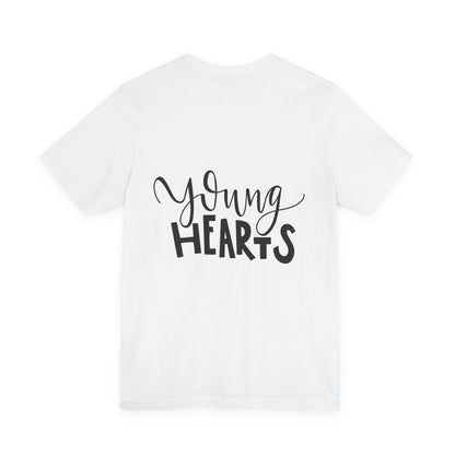 Young Hearts T-Shirt Hand Lettered Script Tee