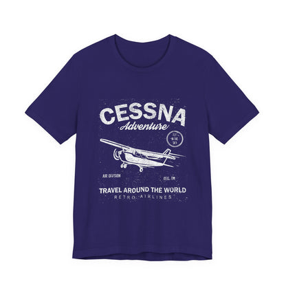Distressed Aviation Tee for Pilots and Plane Lovers