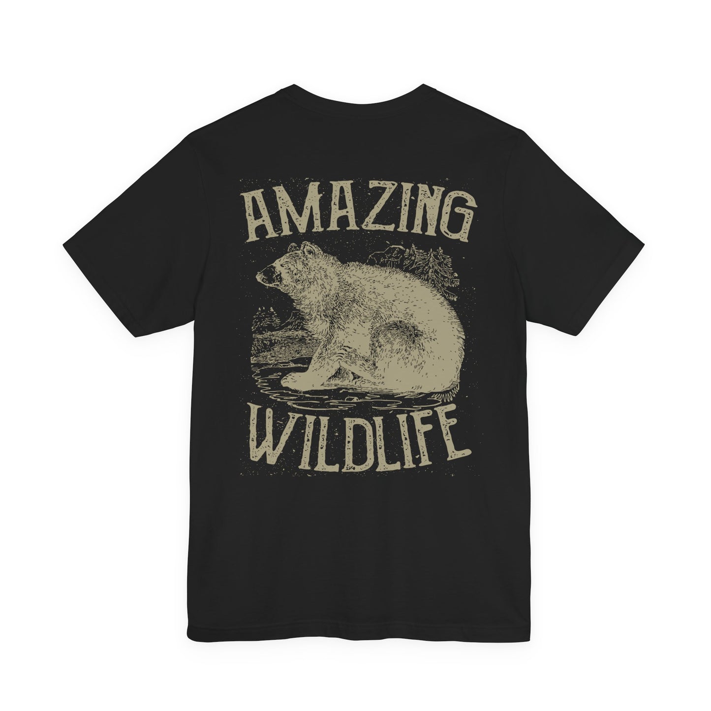 Amazing Wildlife Bear T-Shirt Vintage Outdoors