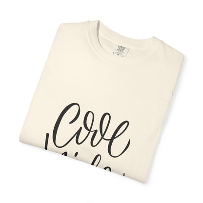 Cool Kids Garment-Dyed Tee Hand Lettered Script