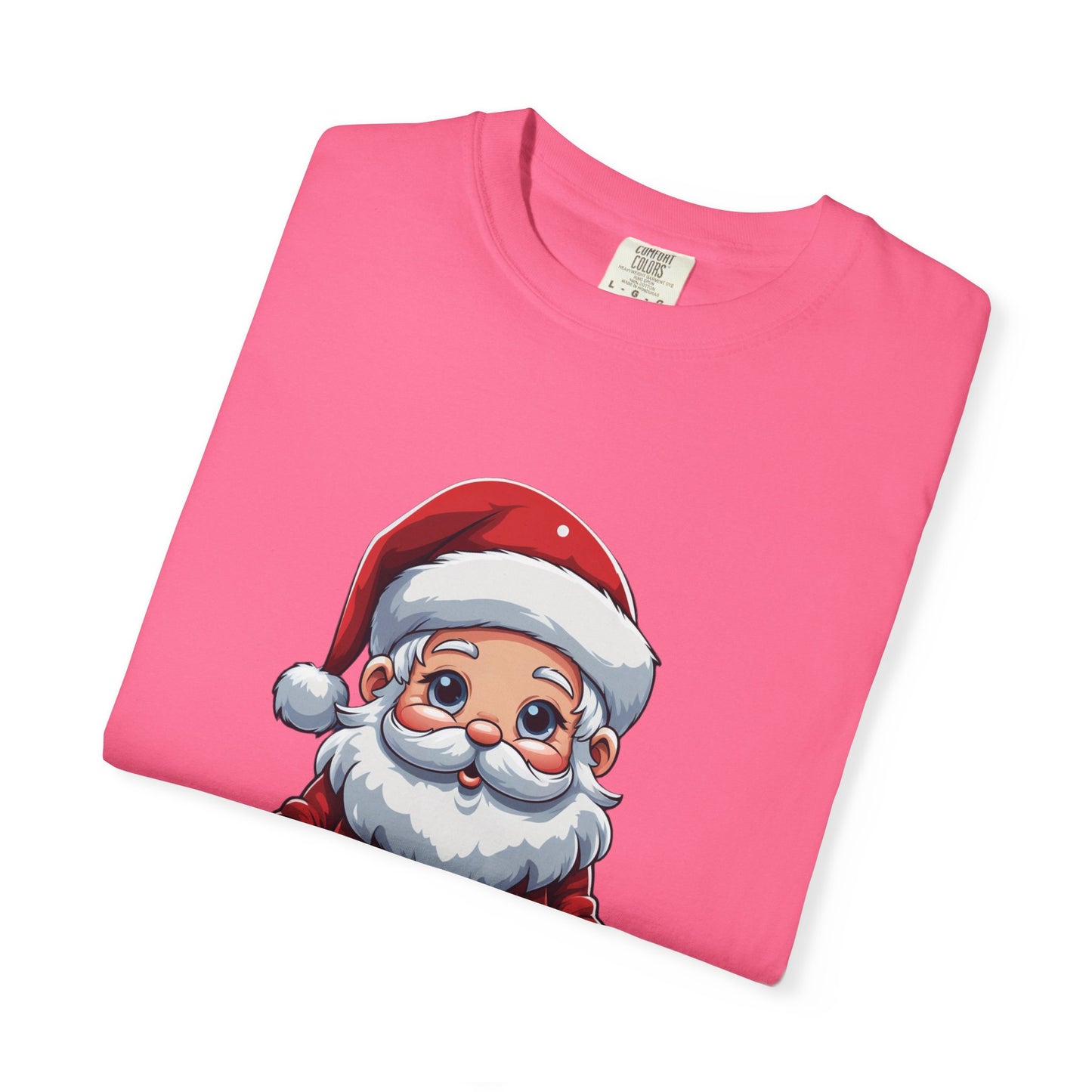 Cute Santa Claus Christmas Garment-Dyed Tee