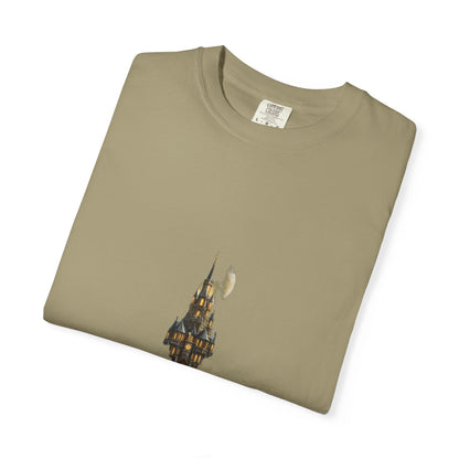 Fantasy Castle Book Christmas Heavyweight Tee