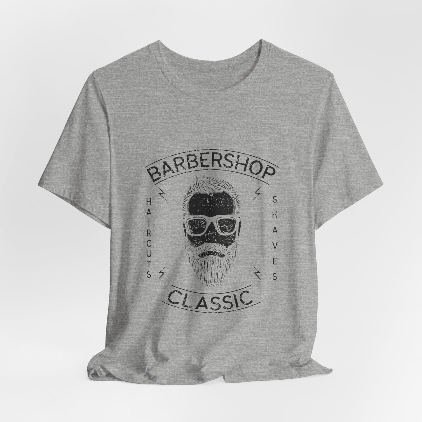 Barbershop Classic Tee | Retro Bearded Barber