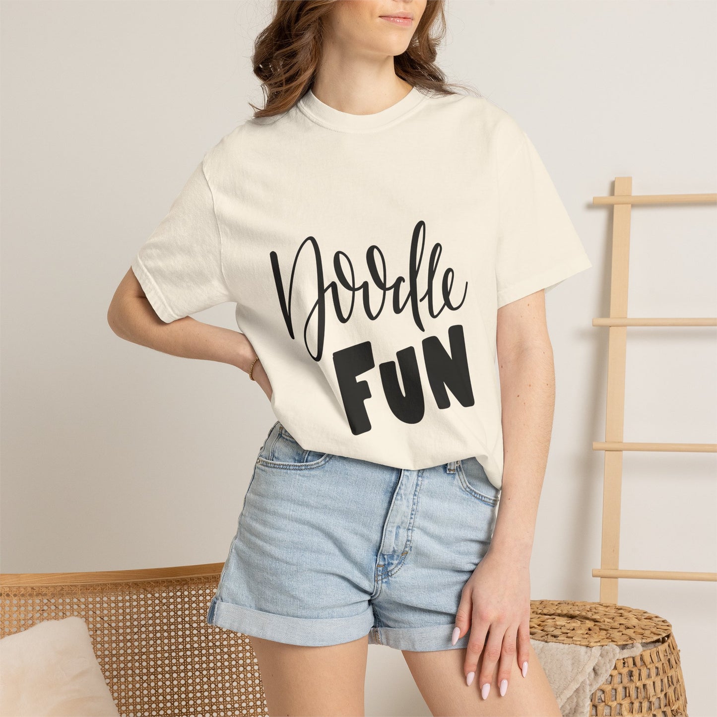 Doodle Fun Tee Hand Lettered Artist Graphic