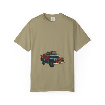 Vintage Christmas Truck Garment-Dyed Tee Holiday