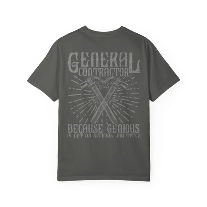 General Contractor Funny Heavyweight Tee Gift