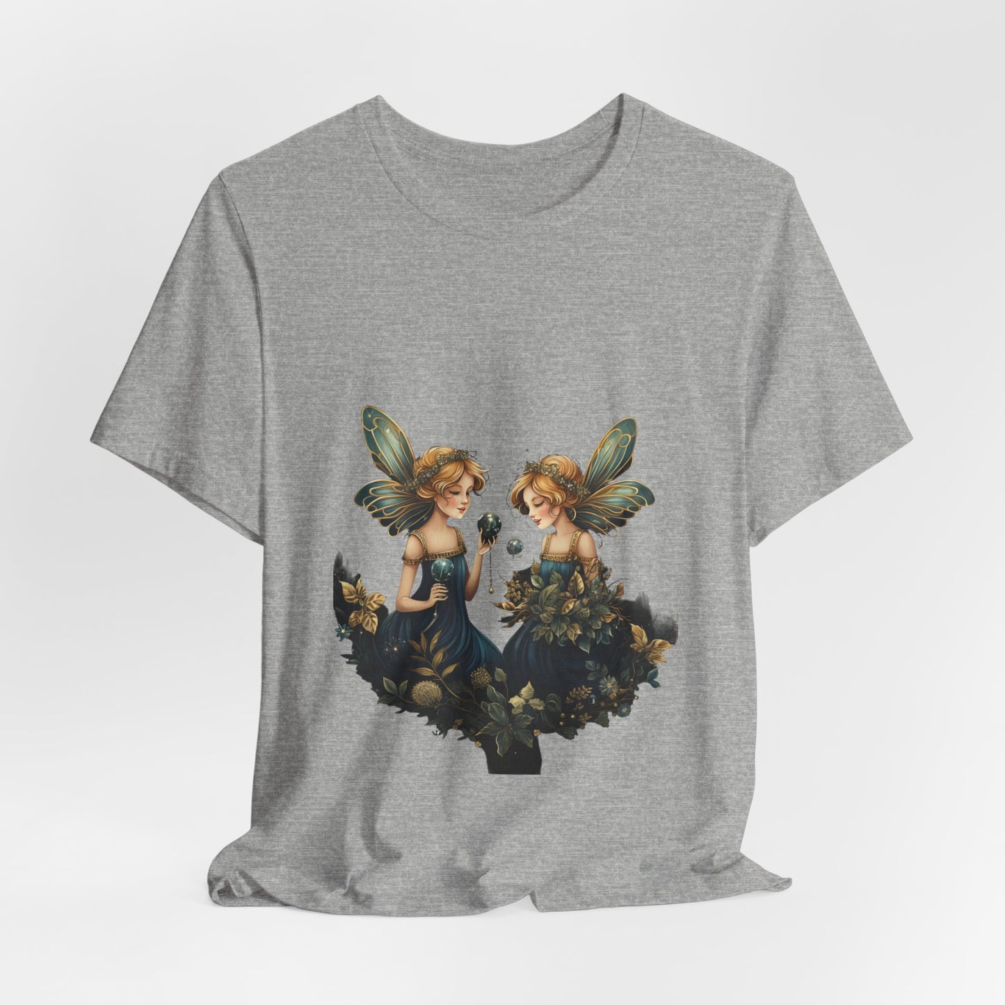Fairy T-Shirt Magical Christmas Twin Fairies Tee