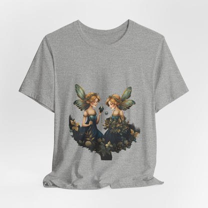 Fairy T-Shirt Magical Christmas Twin Fairies Tee