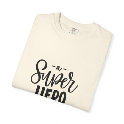 A Super Hero Sleeping Kids Garment-Dyed Tee