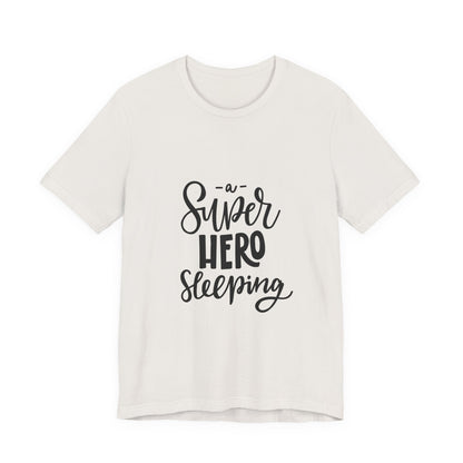 A Super Hero Sleeping Kids T-Shirt