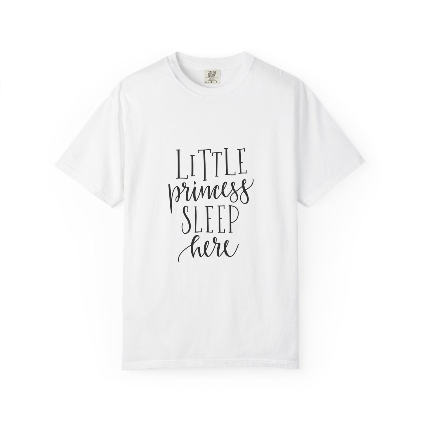 Little Princess Sleep Here Girls Tee