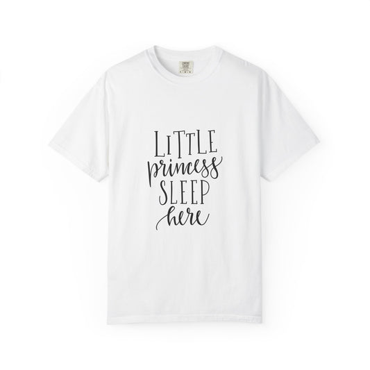 Little Princess Sleep Here Girls Tee
