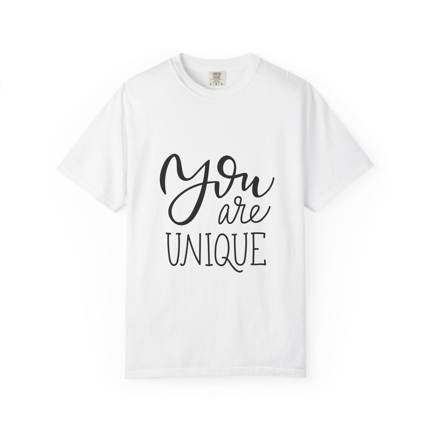 You Are Unique Tee Garment-Dyed Vintage Wash