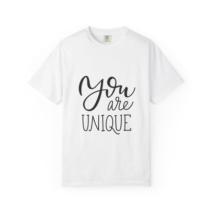 You Are Unique Tee Garment-Dyed Vintage Wash