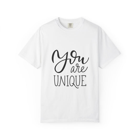 You Are Unique Tee Garment-Dyed Vintage Wash