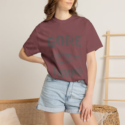 Gone Fishing Heavyweight Garment-Dyed Vintage Tee