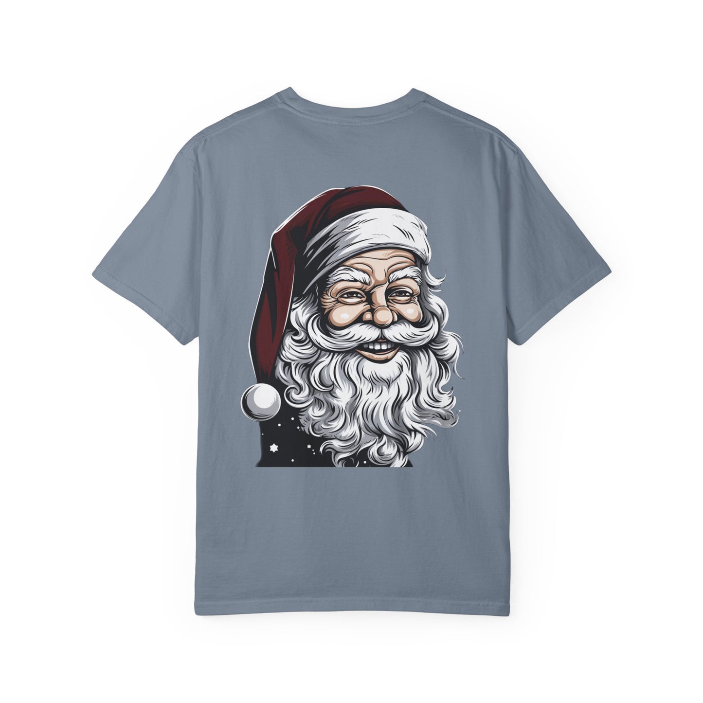 Funny Santa Claus Garment-Dyed Christmas Tee