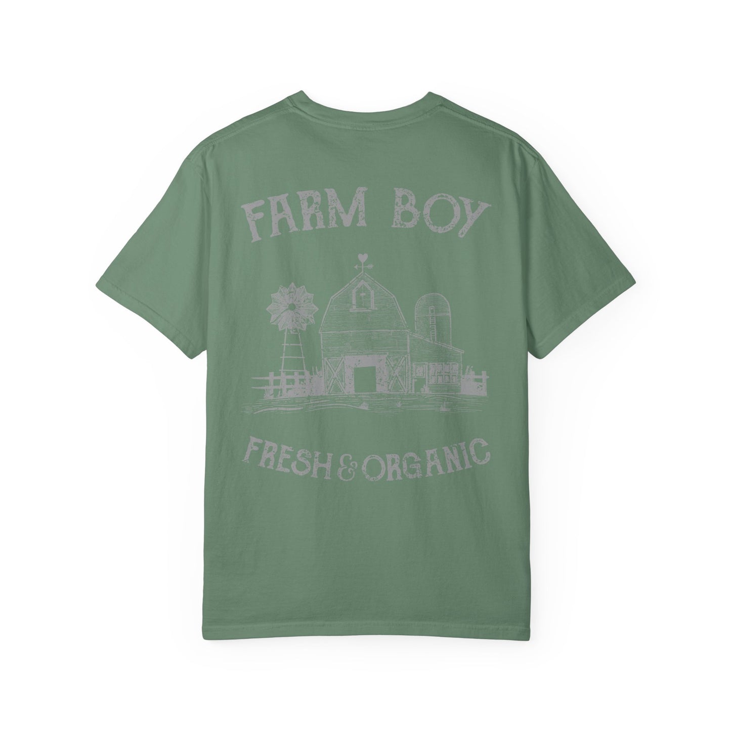 Farm Boy Tee Vintage Barn Garment-Dyed Shirt