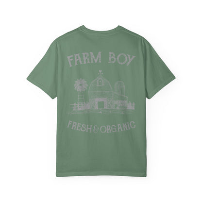 Farm Boy Tee Vintage Barn Garment-Dyed Shirt
