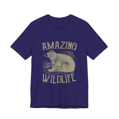 Amazing Wildlife Bear T-Shirt Vintage Outdoors
