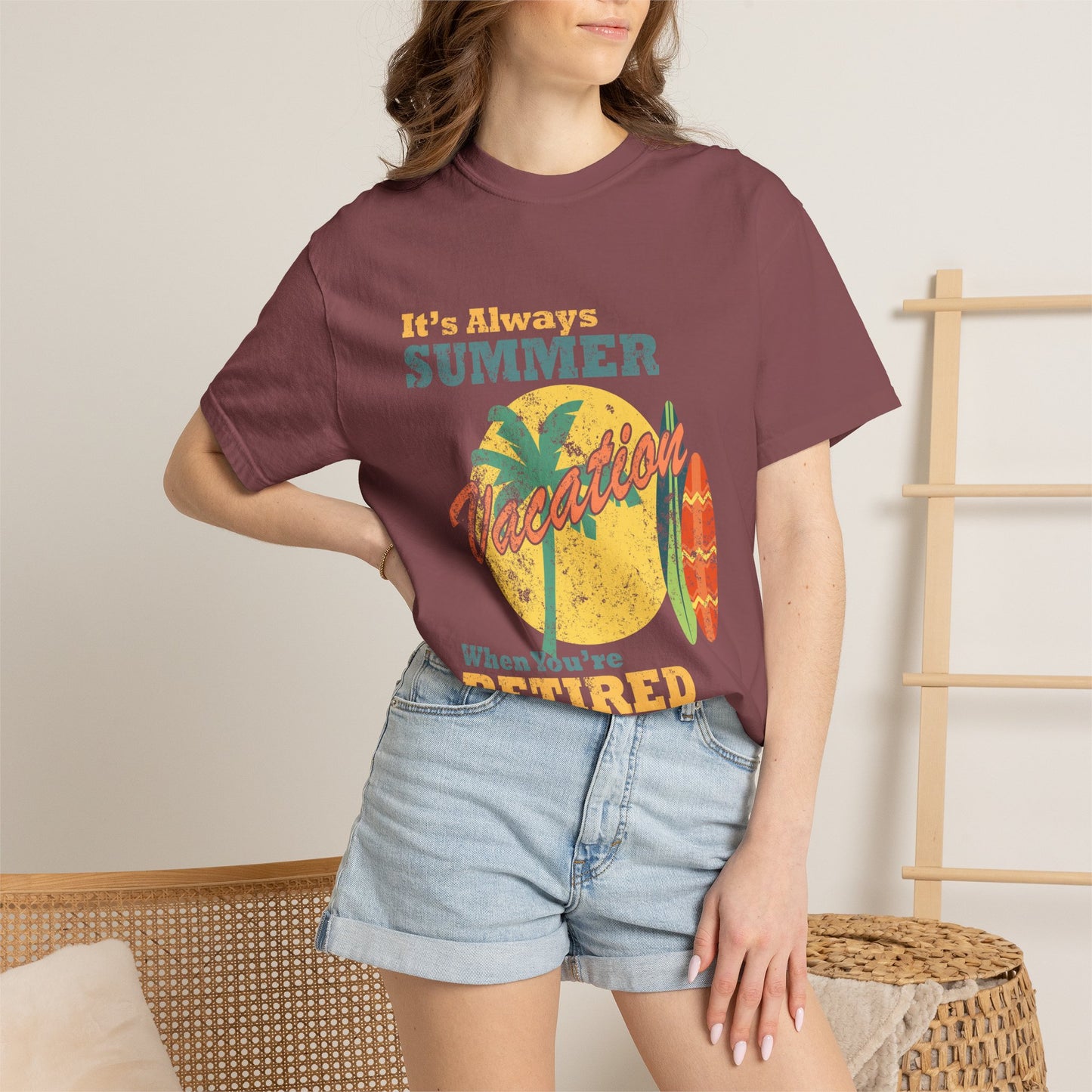 Retirement Tee It's Always Summer Vacation