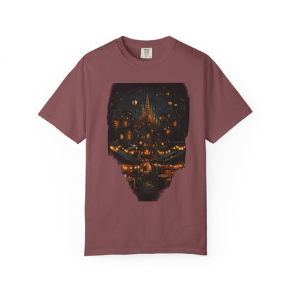 Magical Christmas Village Garment-Dyed Tee