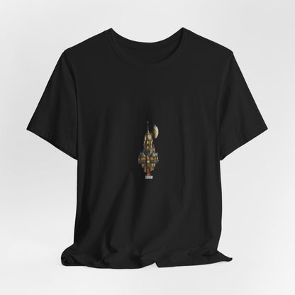 Fantasy Castle Book Christmas T-Shirt