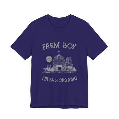 Farm Boy T-Shirt Fresh & Organic Barn Tee