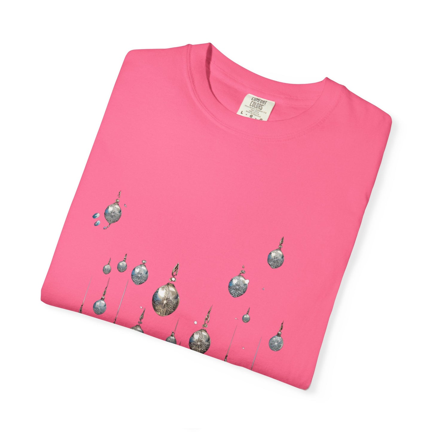 Elegant Christmas Ornaments Tee | Heavyweight
