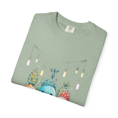 Kawaii Christmas Succulent Garment-Dyed Tee