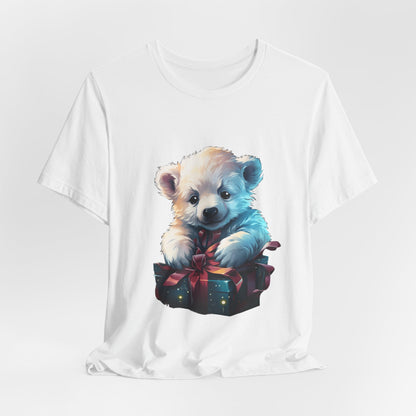 Cute Polar Bear Christmas T-Shirt Gift Tee