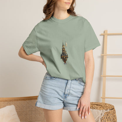 Fantasy Castle Book Christmas Heavyweight Tee