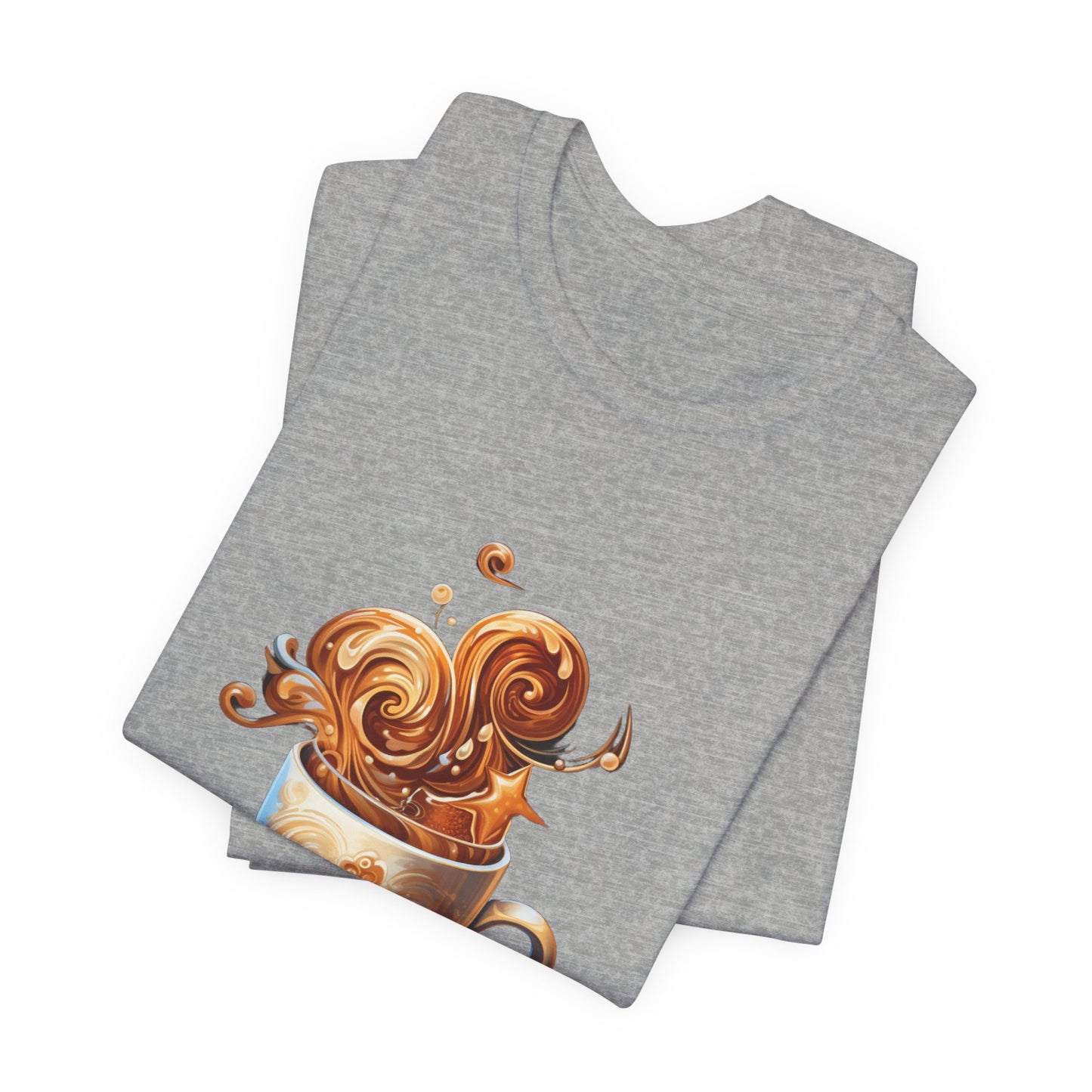 Christmas Coffee T-Shirt Festive Latte Art Tee