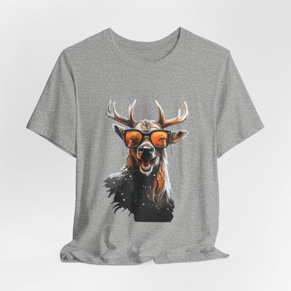 Cool Deer Sunglasses Christmas T-Shirt