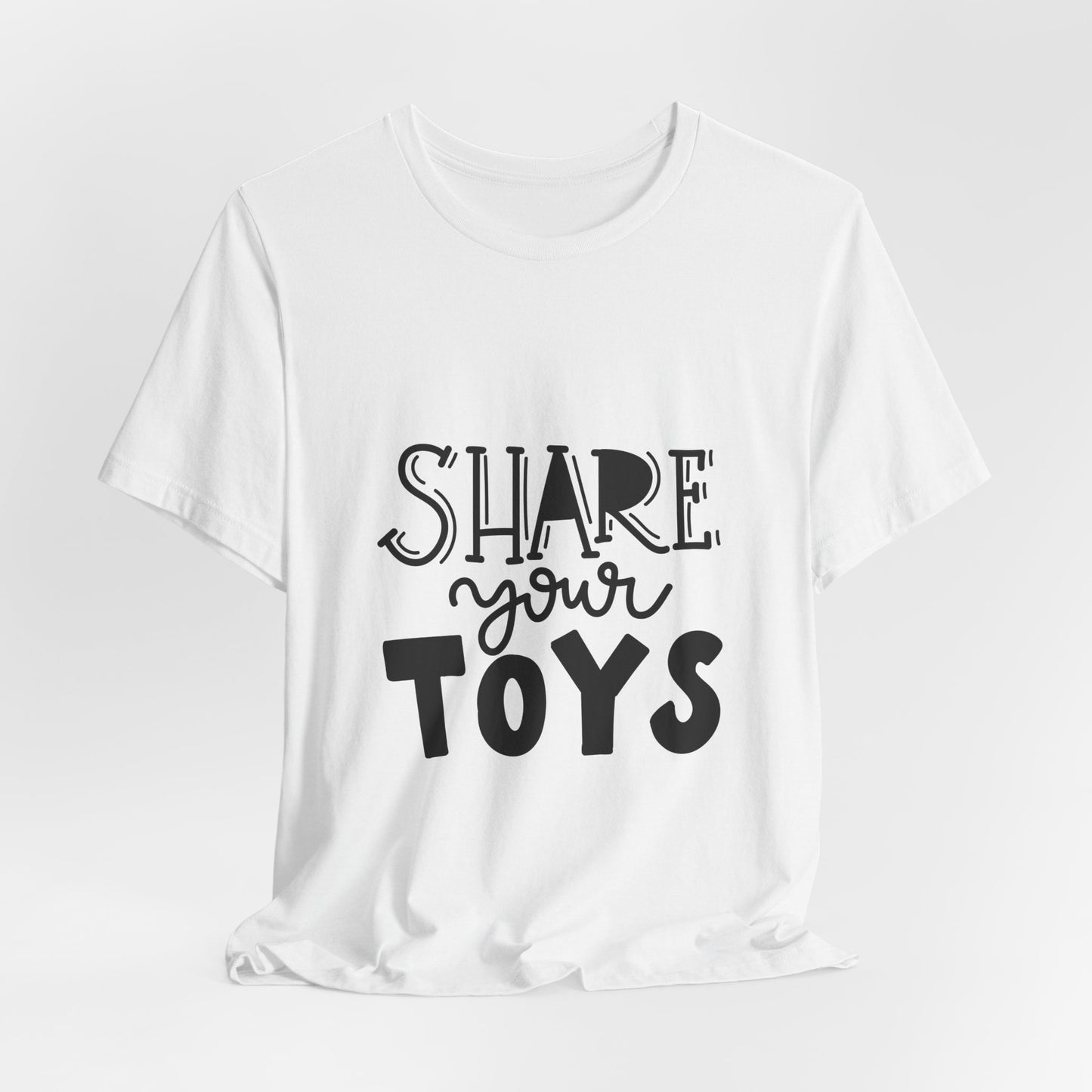 Share Your Toys T-Shirt Kids Lettering Tee