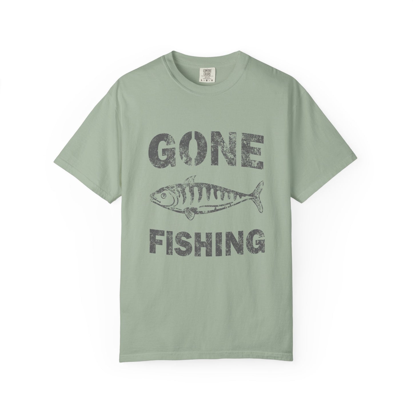 Gone Fishing Heavyweight Garment-Dyed Vintage Tee