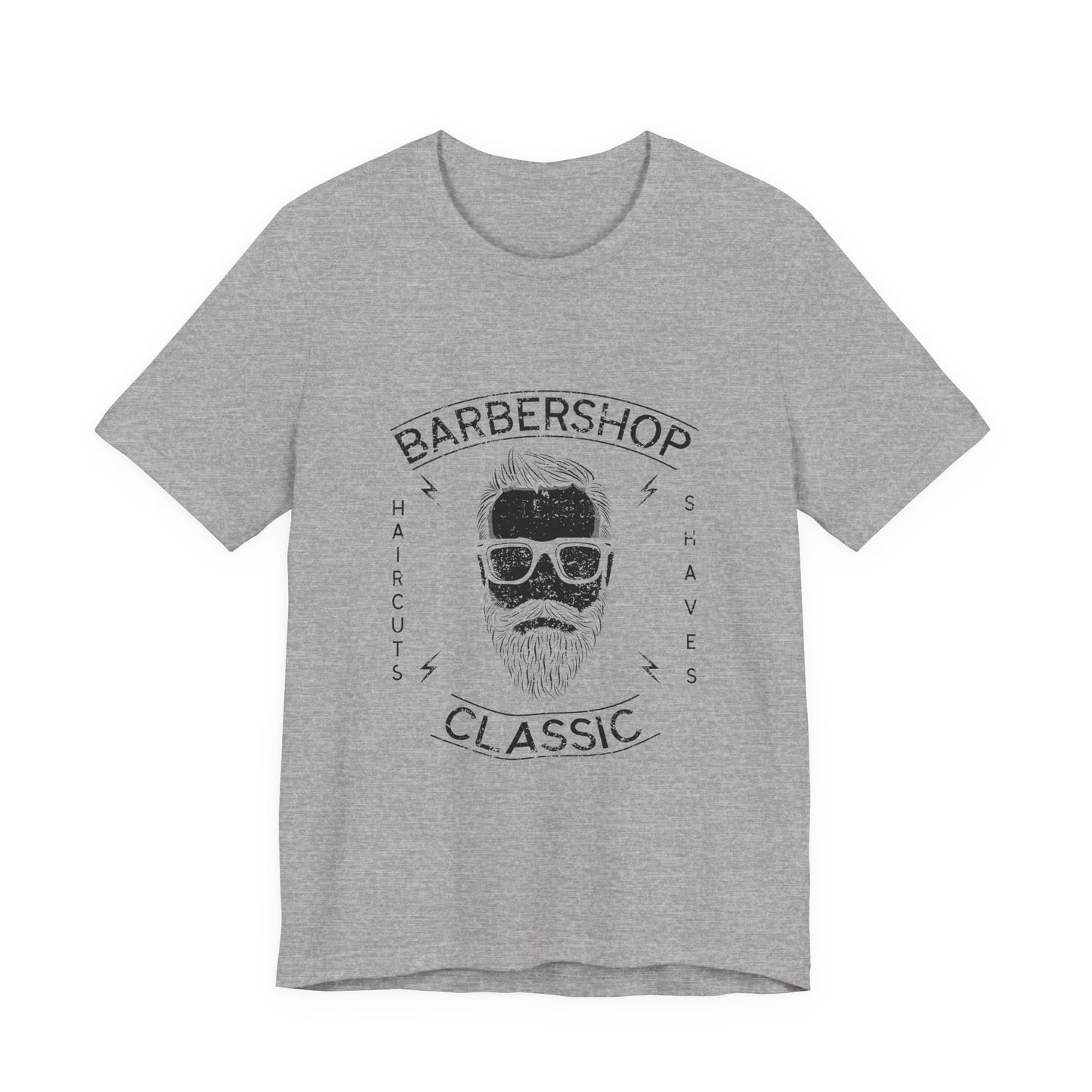 Barbershop Classic Tee | Retro Bearded Barber