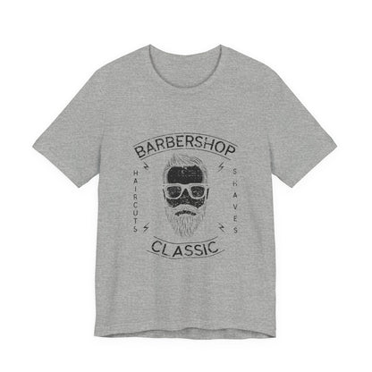 Barbershop Classic Tee | Retro Bearded Barber