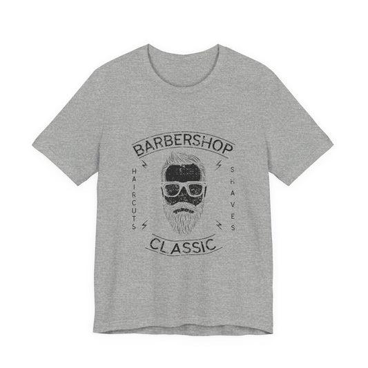 Barbershop Classic Tee | Retro Bearded Barber
