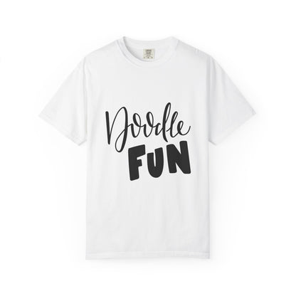 Doodle Fun Tee Hand Lettered Artist Graphic