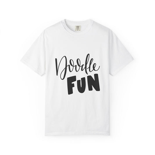 Doodle Fun Tee Hand Lettered Artist Graphic