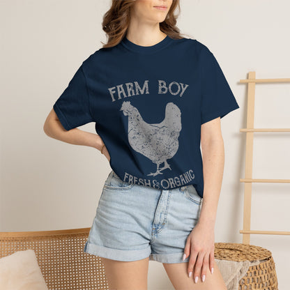 Farm Boy Rooster Garment-Dyed Heavyweight Tee